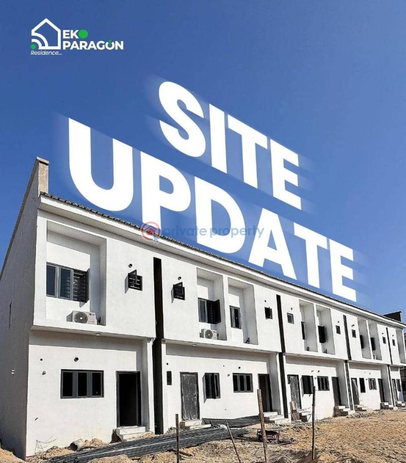 3 bedroom Terraced Duplex For Sale Eko Paragon Residence In Abijo Gra With Close Proximity To Novare Lekki Mall Lufasi Nature Park Caleb British International School Lagos Business School (lbs) Sky Mall Ibeju-Lekki Lagos - 0