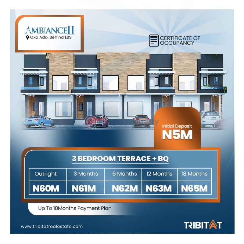 3 bedroom Duplex For Sale Estate Is Strategically Located Inside Moremi Scheme, Okoh Ado Ajah,behind Lagos Business School . Ajah Lagos - 2