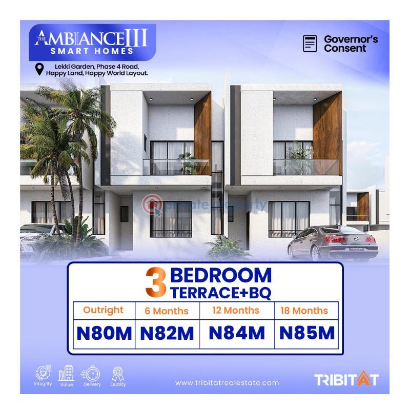 3 bedroom Detached Duplex For Sale Abraham Adesanya Ajah Lagos - 3