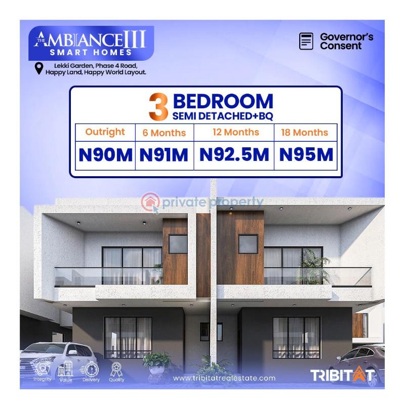 3 bedroom Detached Duplex For Sale Abraham Adesanya Ajah Lagos - 1