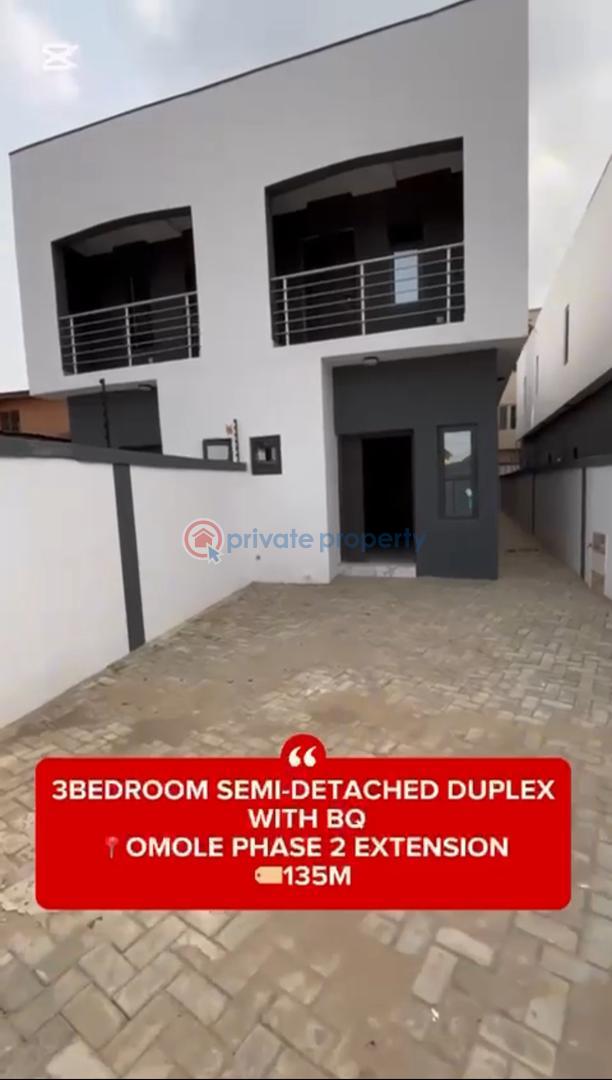 3 bedroom Semi detached Duplex For Sale Omole Phase 2 Extension Omole Phase 2 Ojodu Lagos - 0