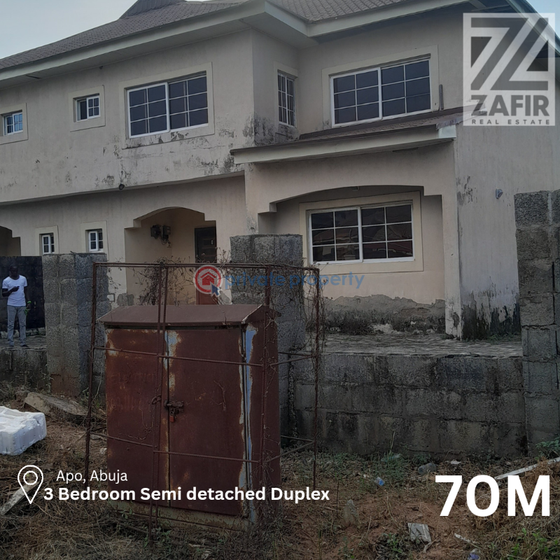 For sale 3 bedroom Terraced Duplex Spring Meadows Estate Apo Abuja