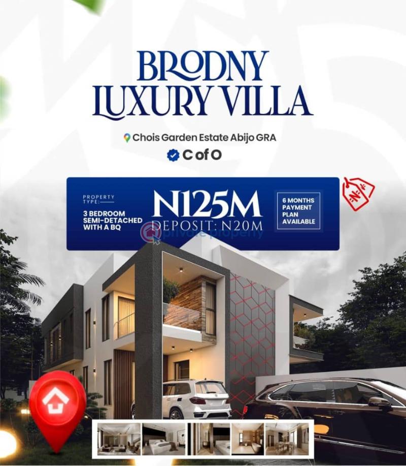 3 bedroom Semi detached Duplex For Sale Brodny Luxury Villa,chois Garden Abijo Ajah Lagos - 8