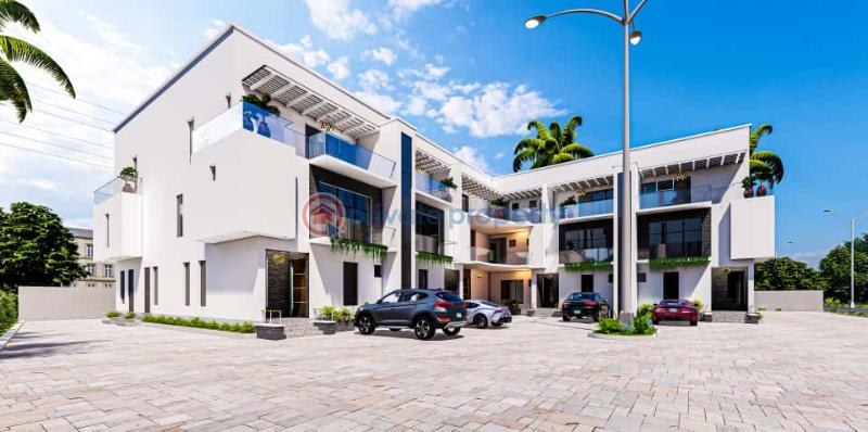 3 bedroom service apartment - 3 3 bedroom Flat & Apartment For Sale After Catholic Church Before Stella Maris School Life Camp Abuja Phase 3  - 3