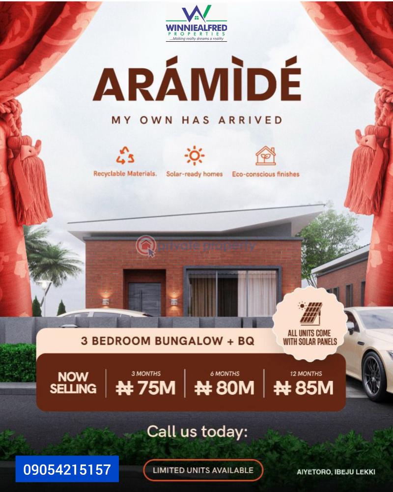 3 bedroom Detached Bungalow For Sale Eleran Igbe Ibeju-Lekki Lagos - 2