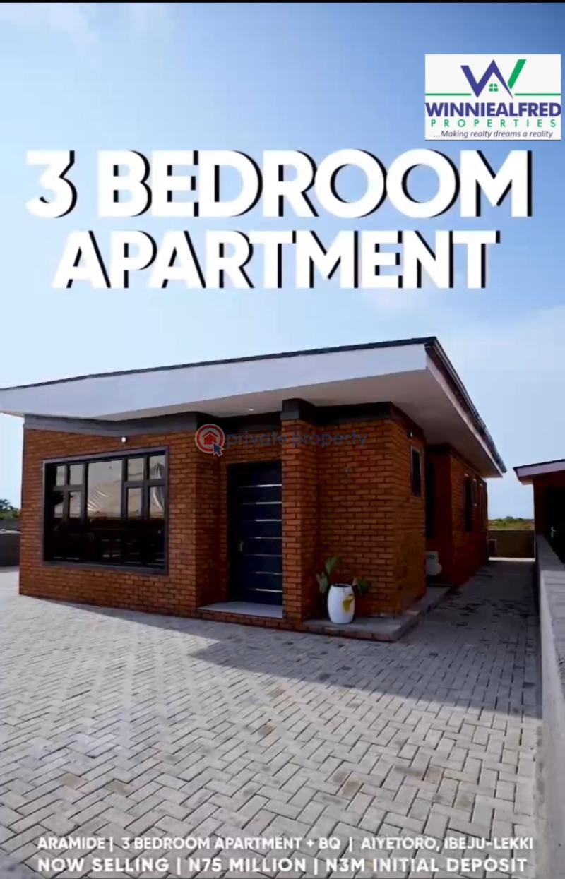 3 bedroom Detached Bungalow For Sale Eleran Igbe Ibeju-Lekki Lagos - 1