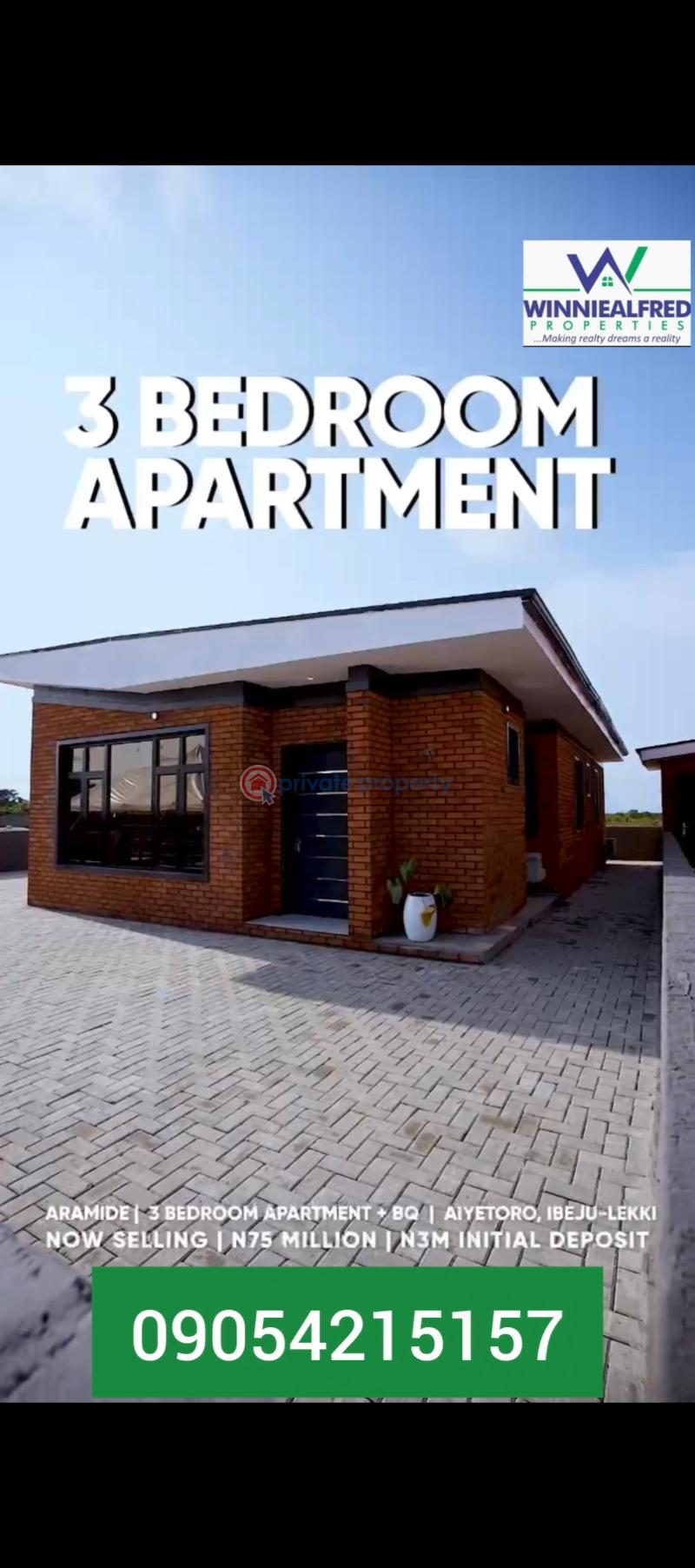 3 bedroom Detached Bungalow For Sale Eleran Igbe Ibeju-Lekki Lagos - 0