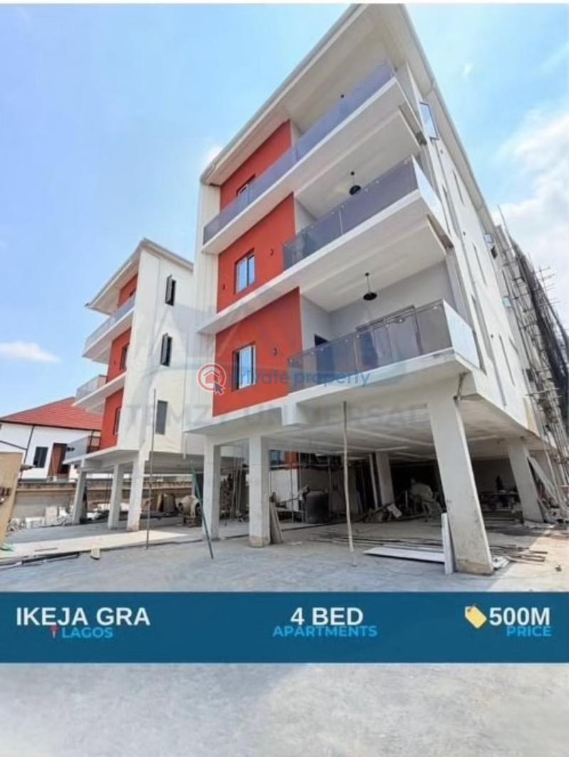 3 bedroom Block Of Flats For Sale Ikeja GRA Lagos - 0