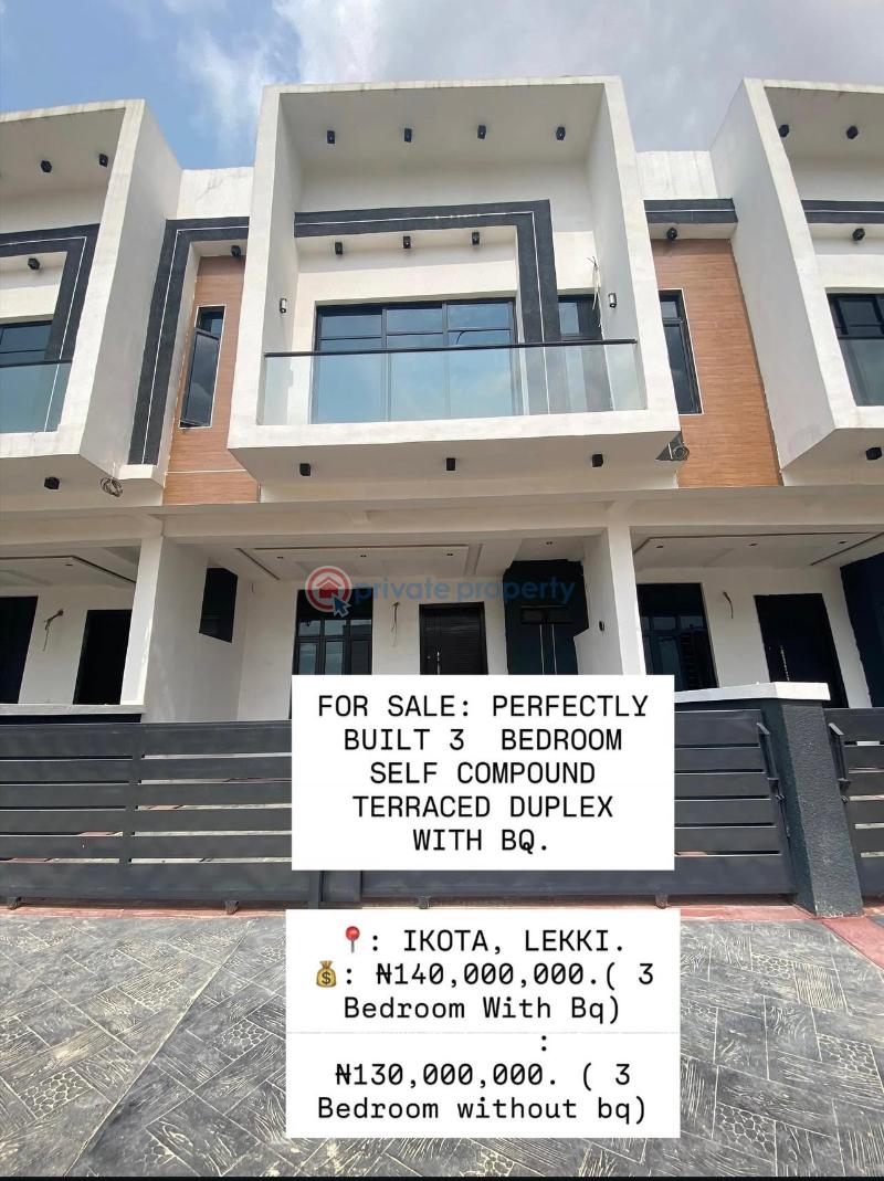 3 bedroom Terraced Duplex For Sale Ikota Lekki Lagos - 0