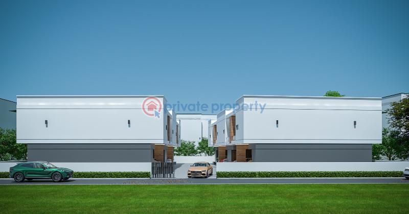 3 bedroom Terrace For Sale Land Gate Homes Estate Hitech Road Behind Lagos Business School Sangotedo Lagos - 1