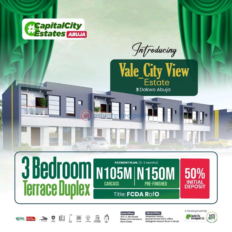 3 bedroom Terraced Duplex For Sale Dakwo Abuja Abuja Phase 1 
