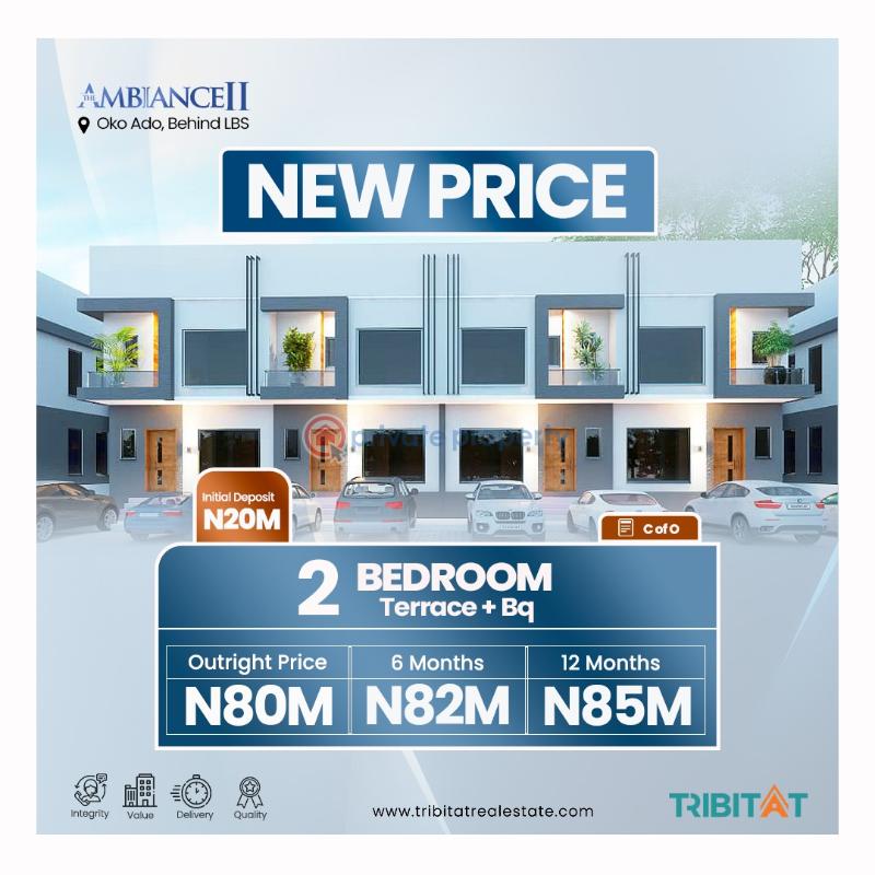 3 bedroom Duplex For Sale Lagos Business School (lbs) Blenco Supermarket Skymall Cinema Citadel View Estate 1 The Ambiance 1 Dkk Supermarket Tollywood School Redington School Ado Ajah Lagos - 1