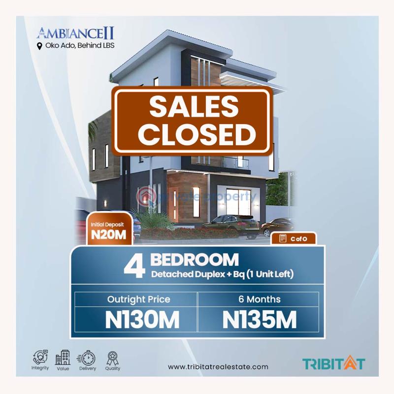 3 bedroom Duplex For Sale Lagos Business School (lbs) Blenco Supermarket Skymall Cinema Citadel View Estate 1 The Ambiance 1 Dkk Supermarket Tollywood School Redington School Ado Ajah Lagos - 3