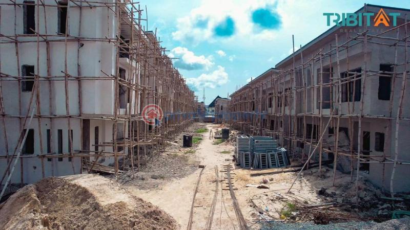 3 bedroom Terraced Duplex For Sale The Ambiance 2 Is Strategically Located Inside Moremi Scheme, Oko Ado Ajah, Behind Lagos Business School. Ado Ajah Lagos - 3