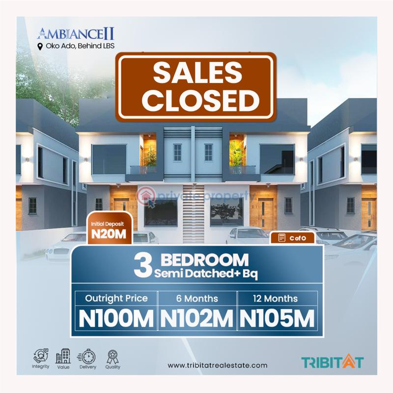 3 bedroom Duplex For Sale Lagos Business School (lbs) Blenco Supermarket Skymall Cinema Citadel View Estate 1 The Ambiance 1 Dkk Supermarket Tollywood School Redington School Ado Ajah Lagos - 2