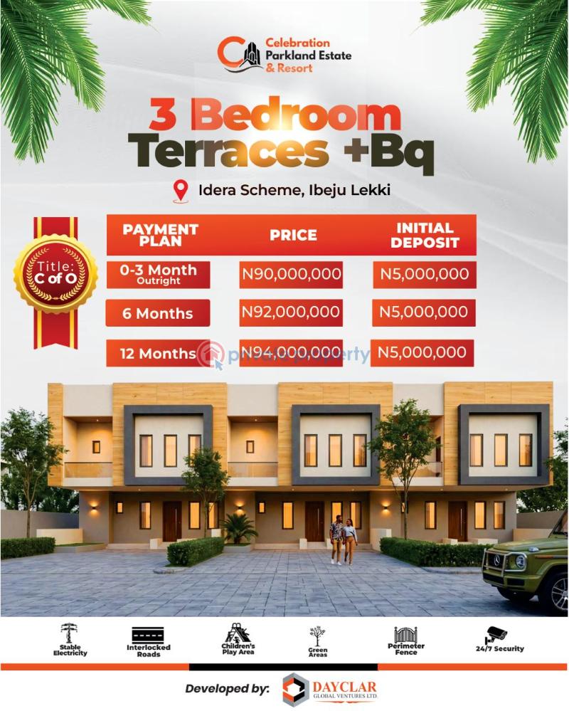 3 bedroom Terraced Duplex For Sale Idea Scheme Ibeju-Lekki Lagos - 1