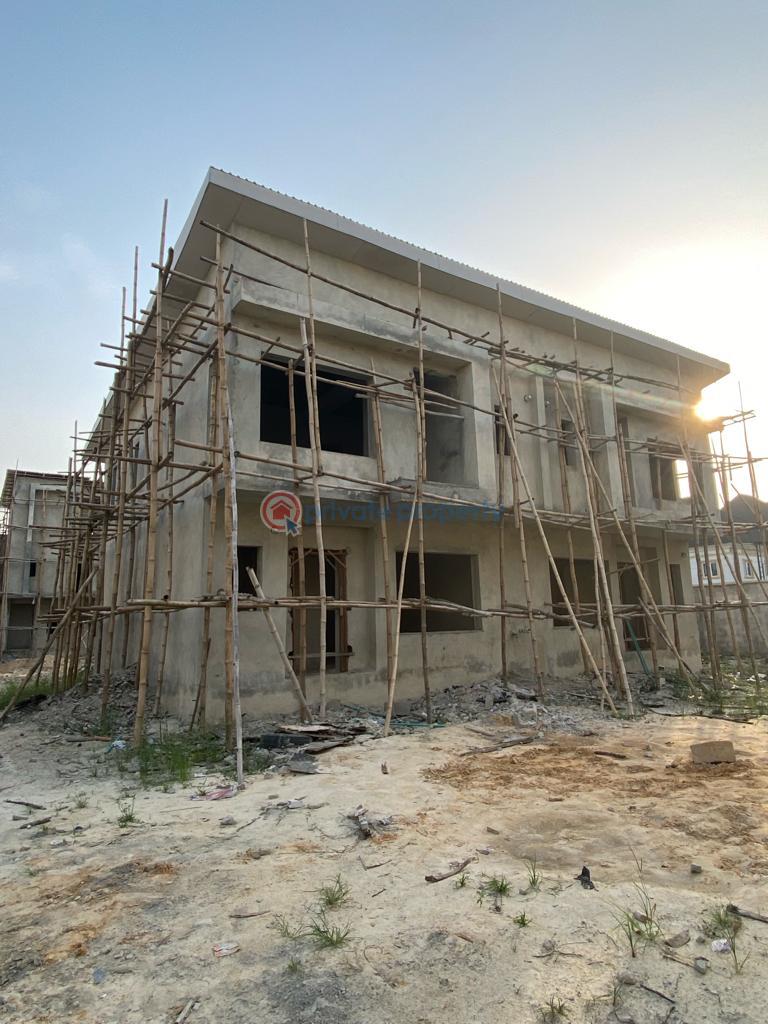 3 bedroom Terraced Duplex For Sale Moremi Scheme, Oko Ado Ajah, Behind Lagos Business School. Addo Ajah Lagos - 1