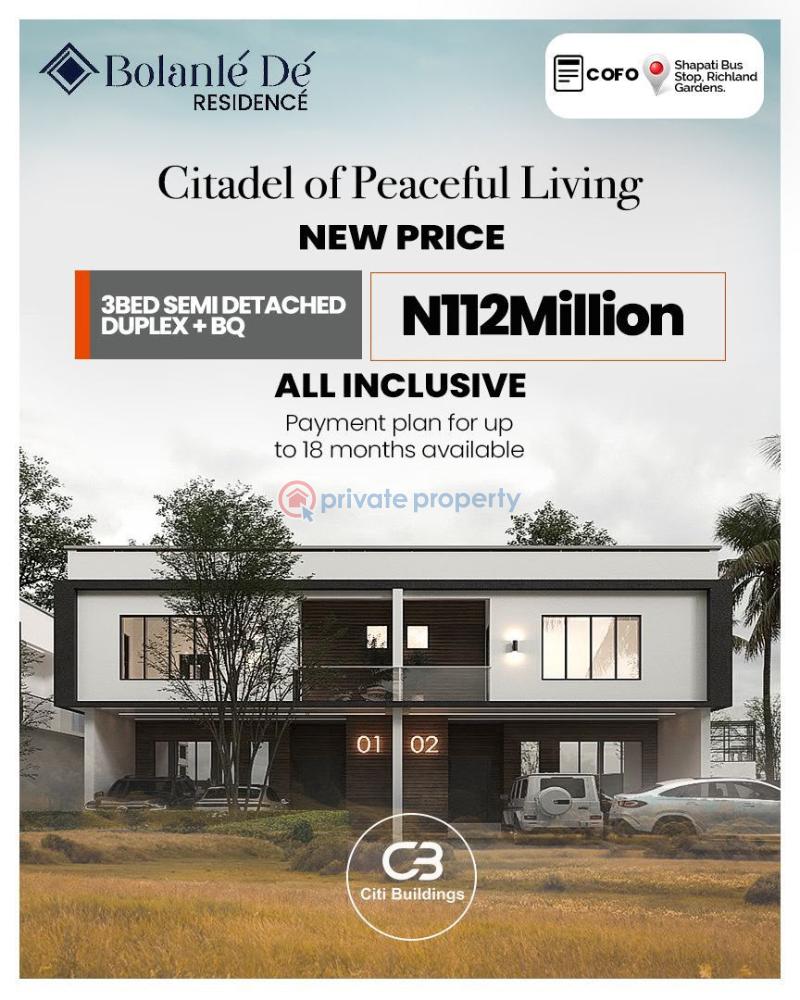3 bedroom Terrace For Sale Richland Garden Oribanwa Ibeju-Lekki Lagos - 2