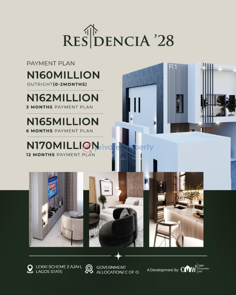 3 bedroom Terrace For Sale Lekki Scheme 2 Abraham Adesanya Ajah Lagos - 1