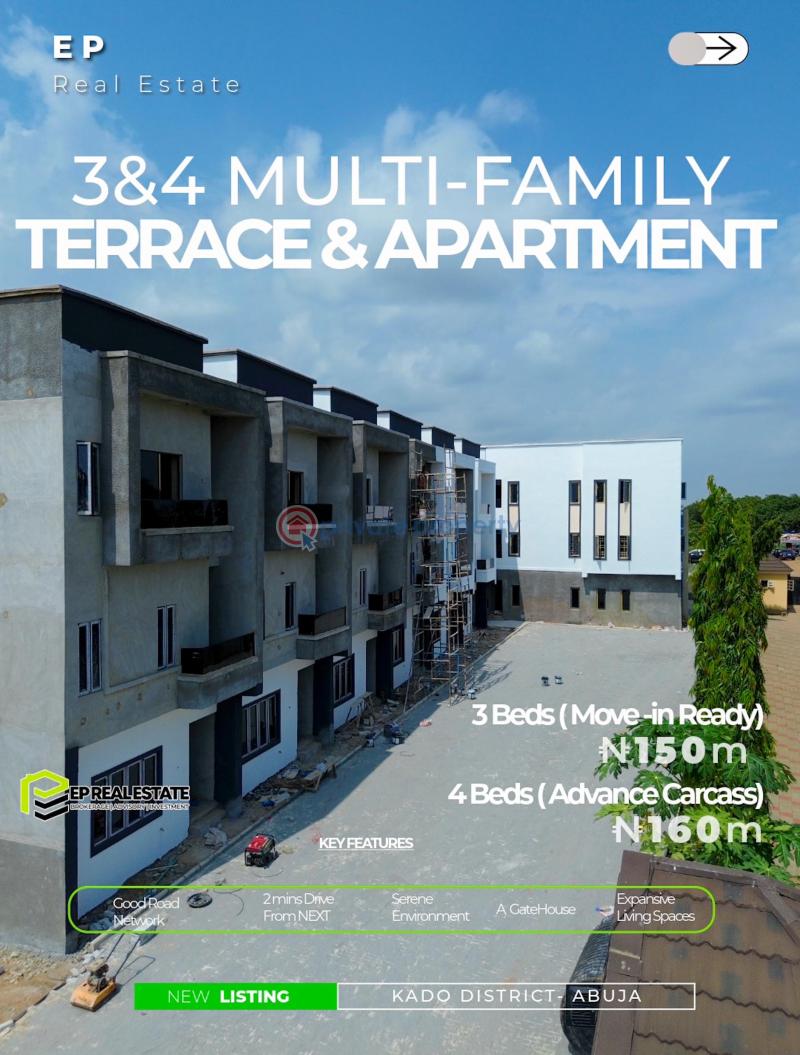 3 bedroom Block Of Flats For Sale Kado Abuja Phase 2  - 0