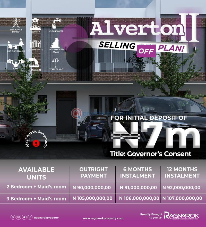 3 bedroom Terrace For Sale Ajayi Apata, Sangotedo. Sangotedo Ajah Lagos - 2