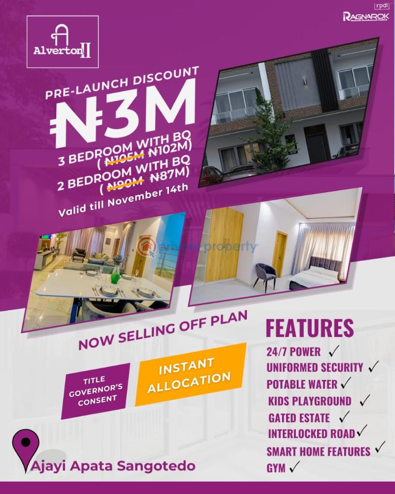 3 bedroom Terrace For Sale Ajayi Apata, Sangotedo. Sangotedo Ajah Lagos - 8