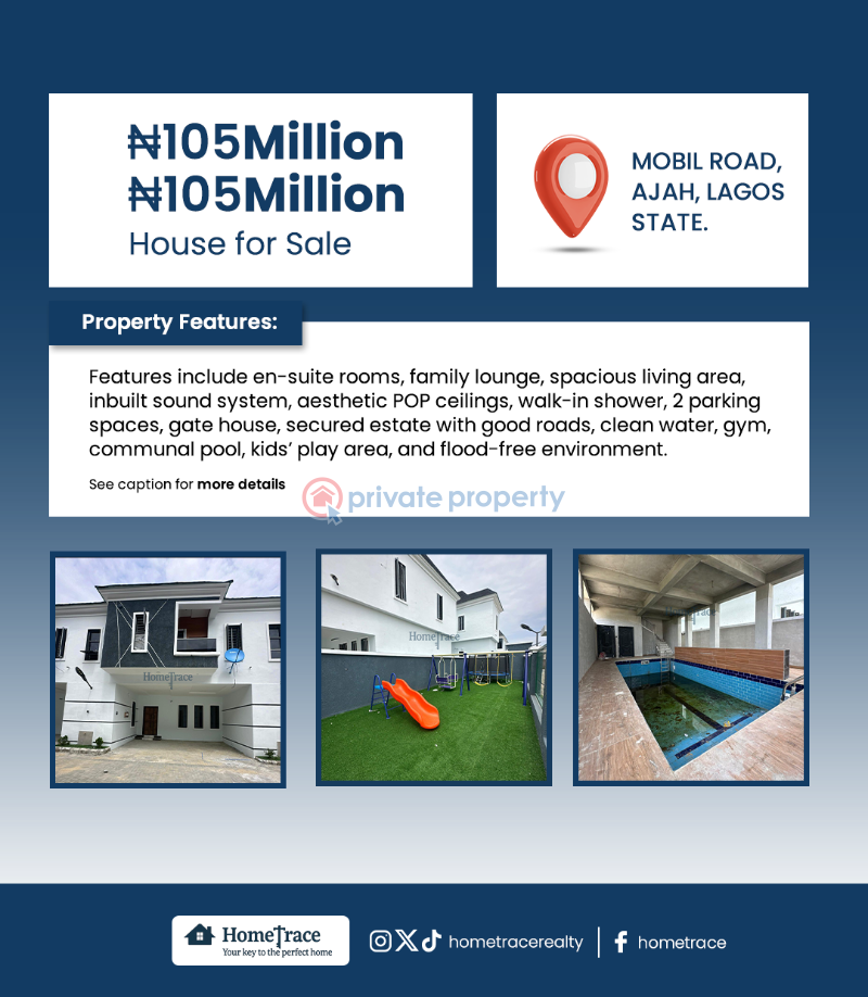 3 bedroom Terrace For Sale Mobil Road Ajah Lagos - 0
