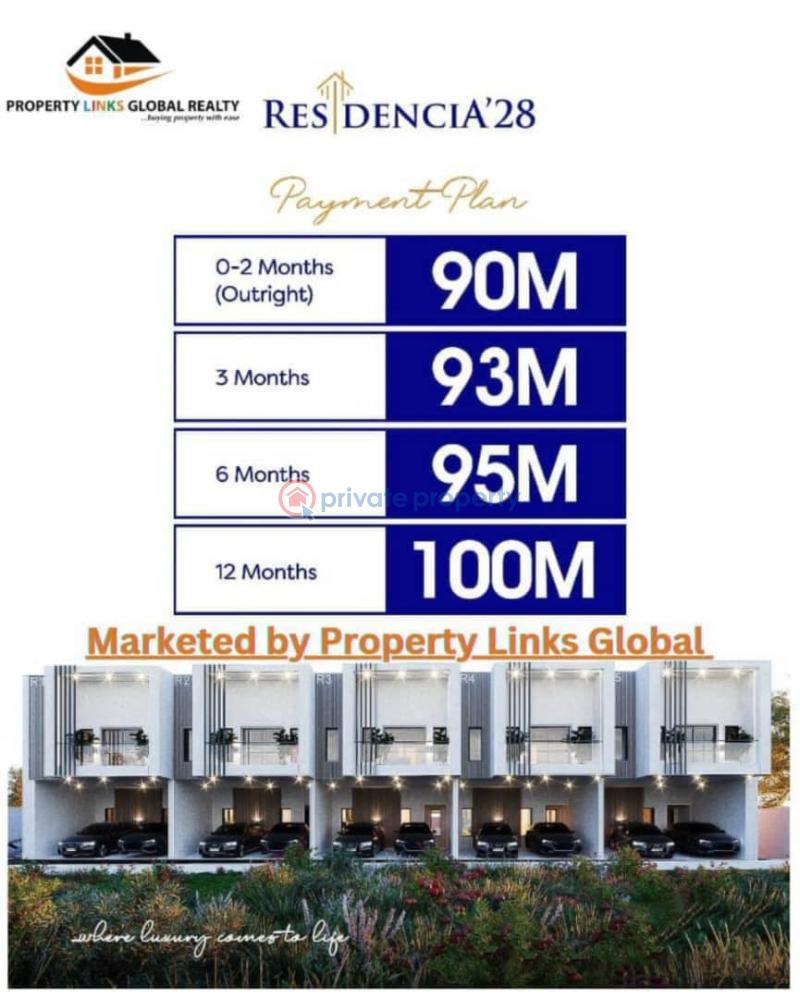 3 bedroom Duplex For Sale Residencia' 28 Estate Lekki Scheme 2 Ajah Lagos - 2