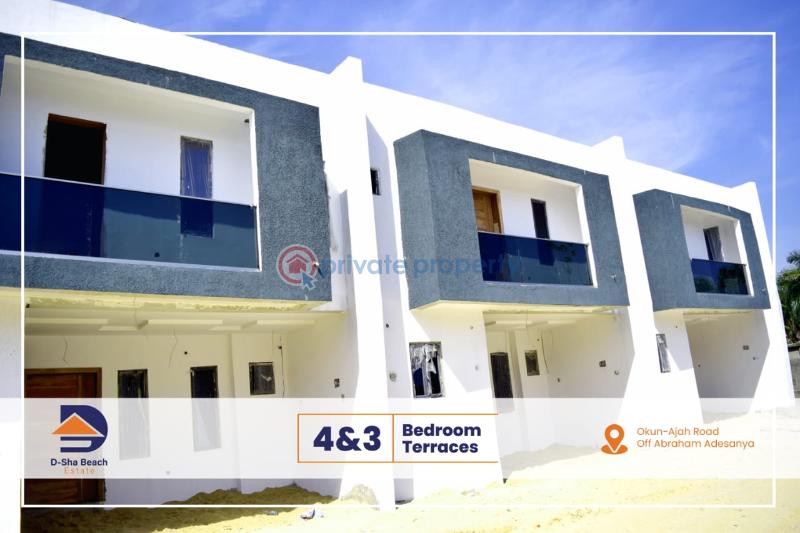 3 bedroom Terrace For Sale Dsha Apartment Okun Ajah, Road Ogombo, Off Abraham Adesanya, Ajah Lagos - 4