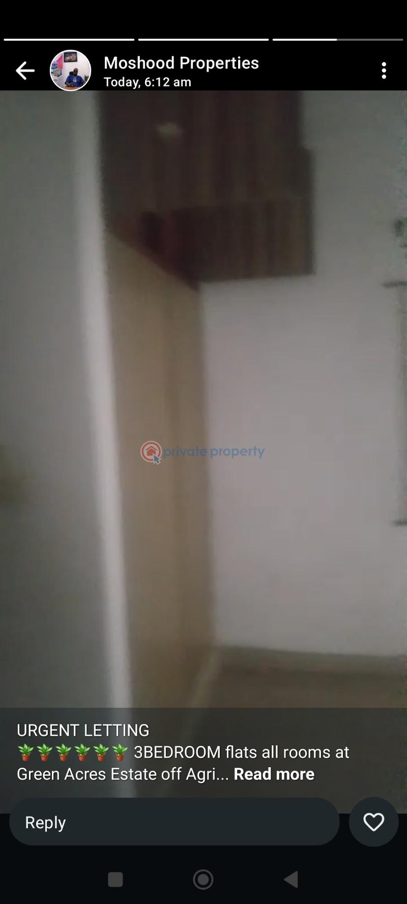 3 bedroom Block Of Flats For Rent Green Acres Estate Of Agric Road Abule Egba Lagos - 4
