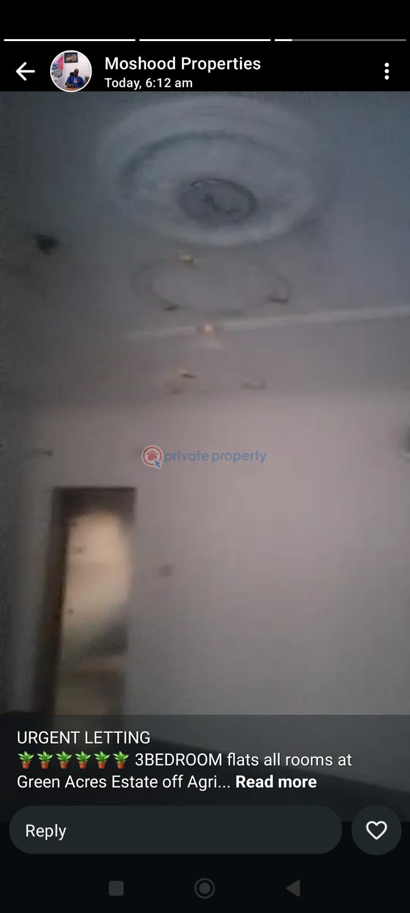 3 bedroom Block Of Flats For Rent Green Acres Estate Of Agric Road Abule Egba Lagos - 2