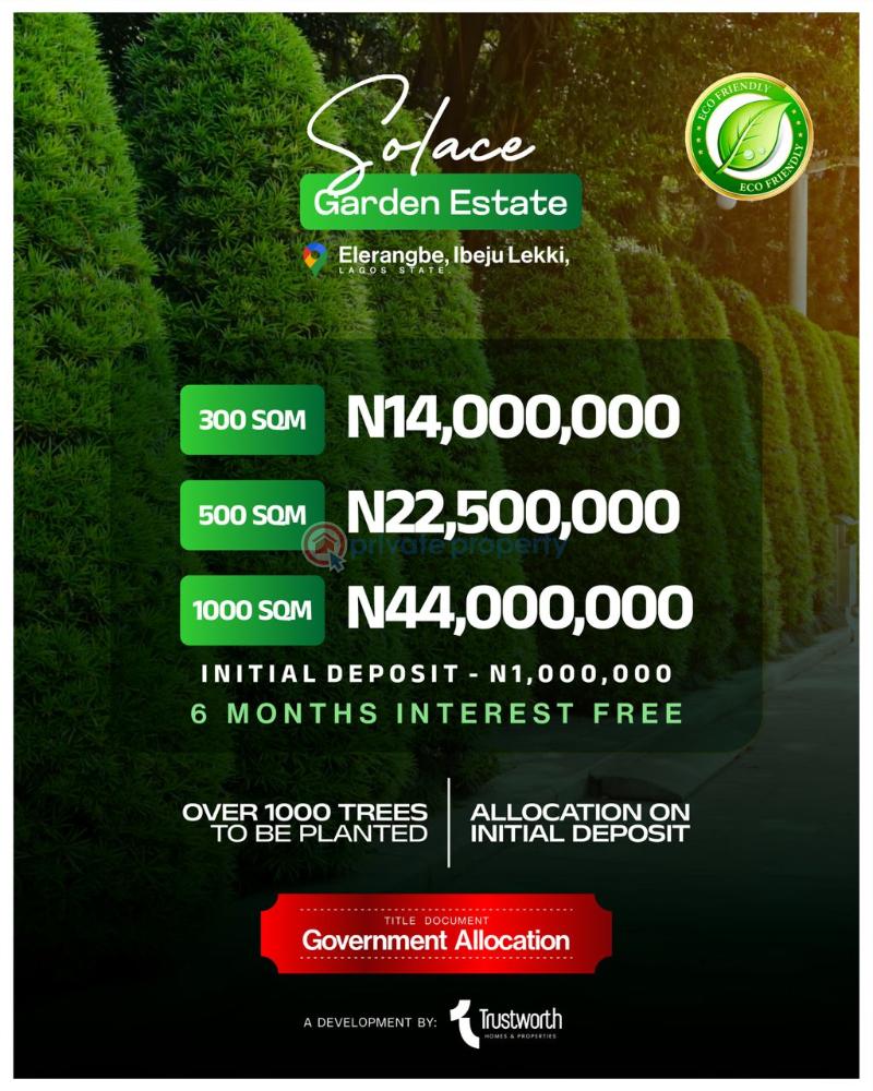 Residential Land For Sale Eleran Igbe Ibeju-Lekki Lagos