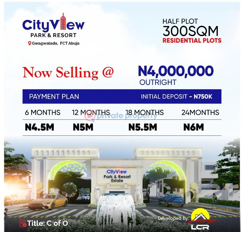 Mixed use Land For Sale City View & Resort Park Gwagwalada Abuja Phase 4 