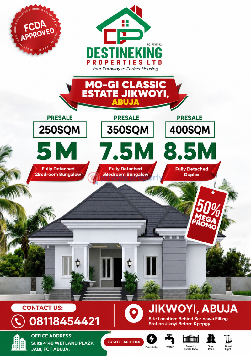 3 bedroom Residential Land For Sale Jikwoyi Abuja Phase 4 