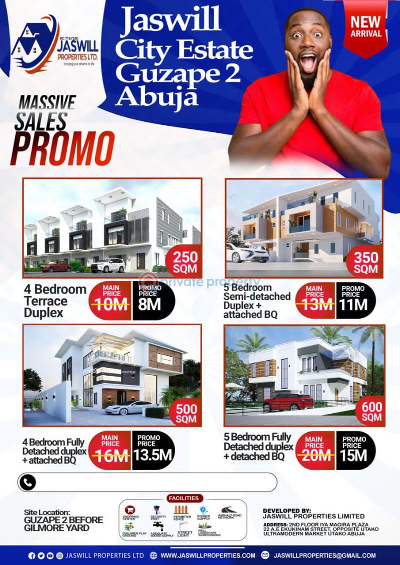 5 bedroom Residential Land For Sale Before Gilmore Yard, Guzape2 Guzape Abuja Phase 1 