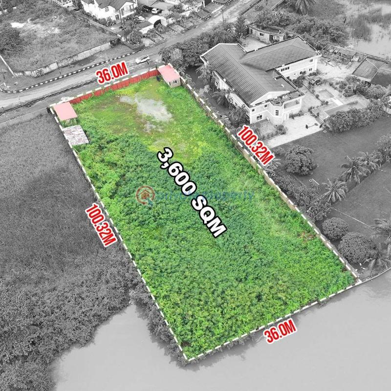 3600sqm of bare land (waterfront) - 2 Residential Land For Sale Osborne Foreshore Estate Ikoyi Lagos - 2