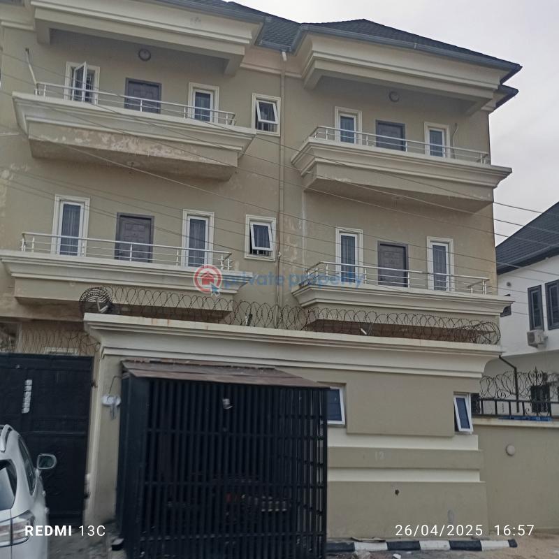 3 bedroom Block Of Flats For Rent Chevron Drive Lekki Lagos