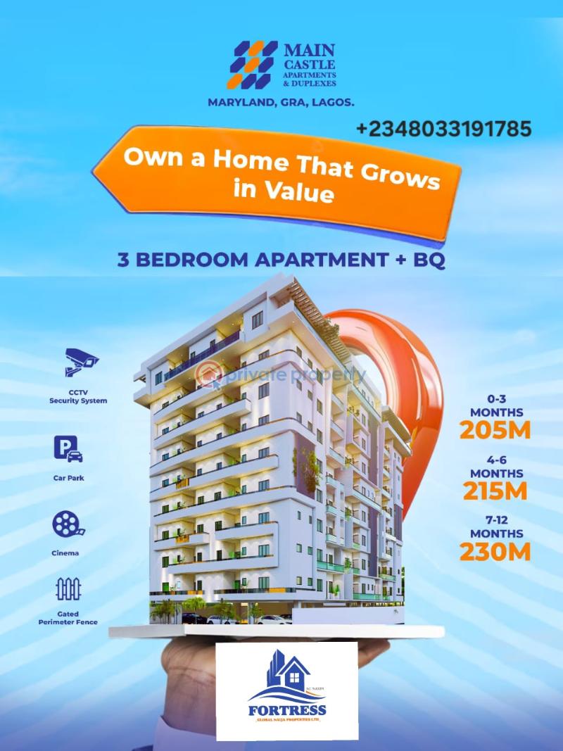 3 bedroom Mini Flat For Sale Maryland Ikeja LSDPC Maryland Estate Lagos - 0