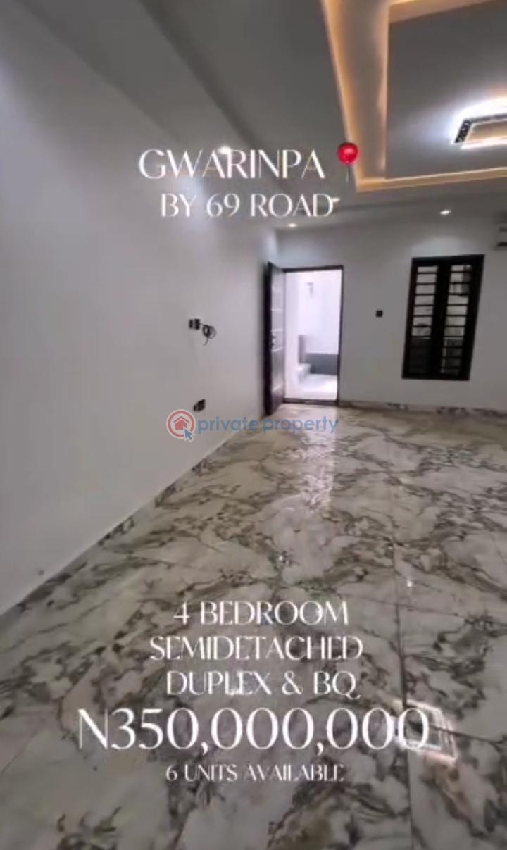 3 bedroom Semi detached Duplex For Sale Road 69 Gwarimpa Abuja Phase 3  - 1