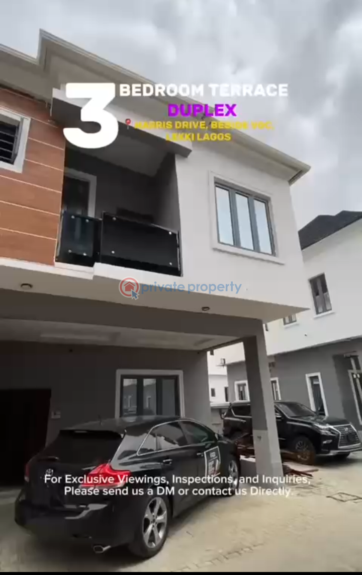 3 bedroom Terraced Duplex For Rent Harris Drive By Vgc Lekki Lagos State Lekki Phase 2 Lagos - 0