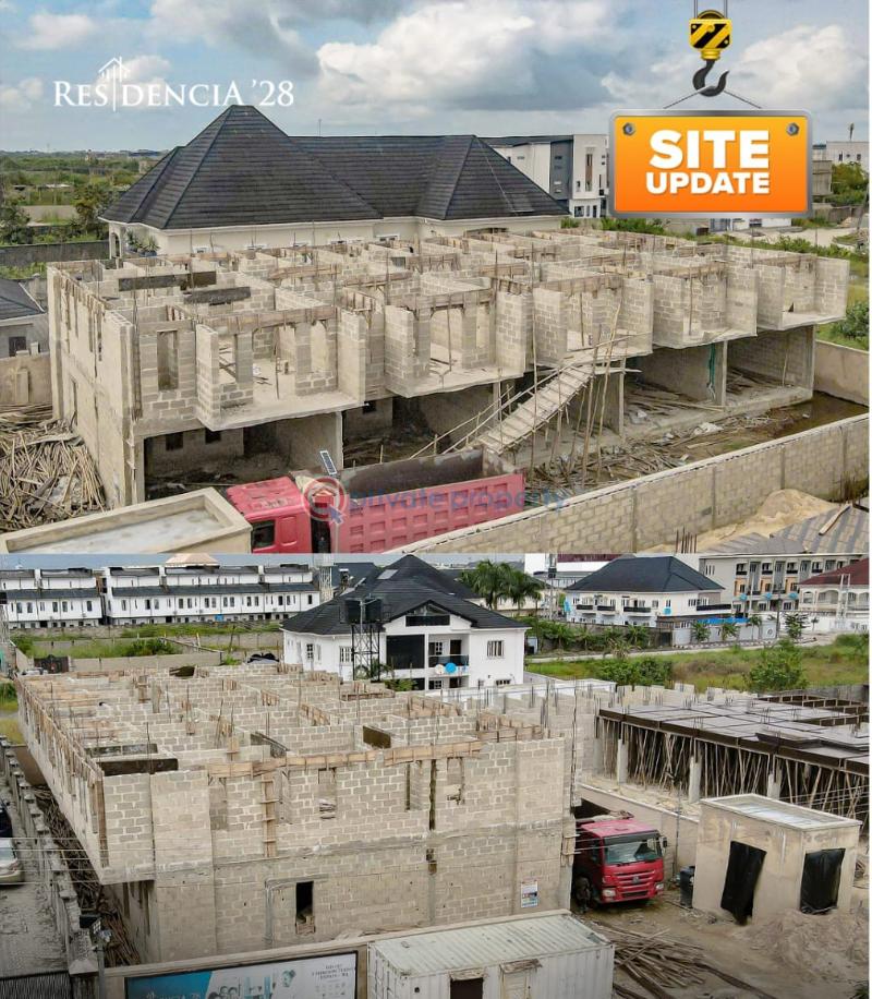 3 bedroom Terraced Duplex For Sale 3bedroom Terrace Duplex With Bq Located Within Lekki Scheme 2, Close To Abraham Adesanya Ajah Lagos - 1