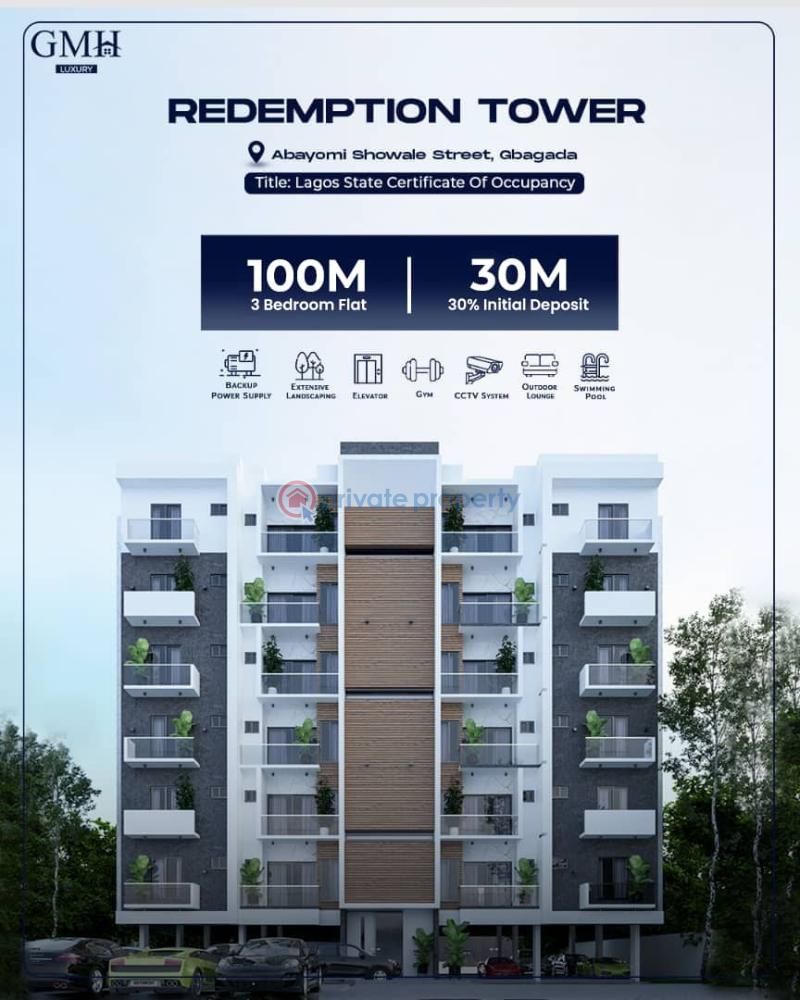 3 bedroom Block Of Flats For Sale Redemption Tower Estate. Pay Little By Little Gbagada Lagos - 2