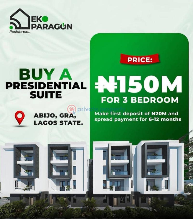 3 bedroom Terraced Duplex For Sale Eco Paragon Residence Abijo Ajah Lagos - 0