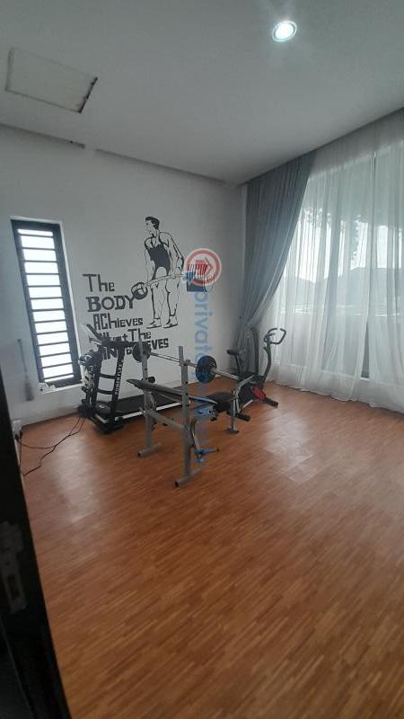 Partly furnished luxurious 5 bedroom fully detached smart home - 22 5 bedroom Duplex For Sale Orchid Road Chevron Drive Lekki Lagos - 22