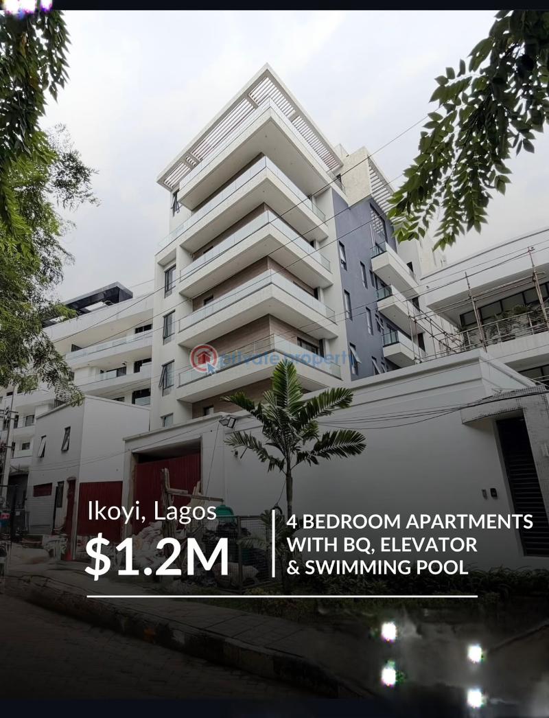 4 bedroom Block Of Flats For Sale Old Ikoyi Lagos - 0