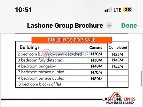 4 bedroom Detached Bungalow For Sale Simawa Mowe Ogun area  - 1