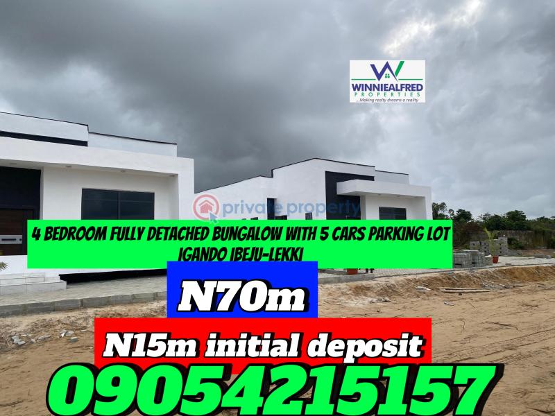 4 bedroom Detached Bungalow For Sale Eleko Ibeju-Lekki Lagos - 0
