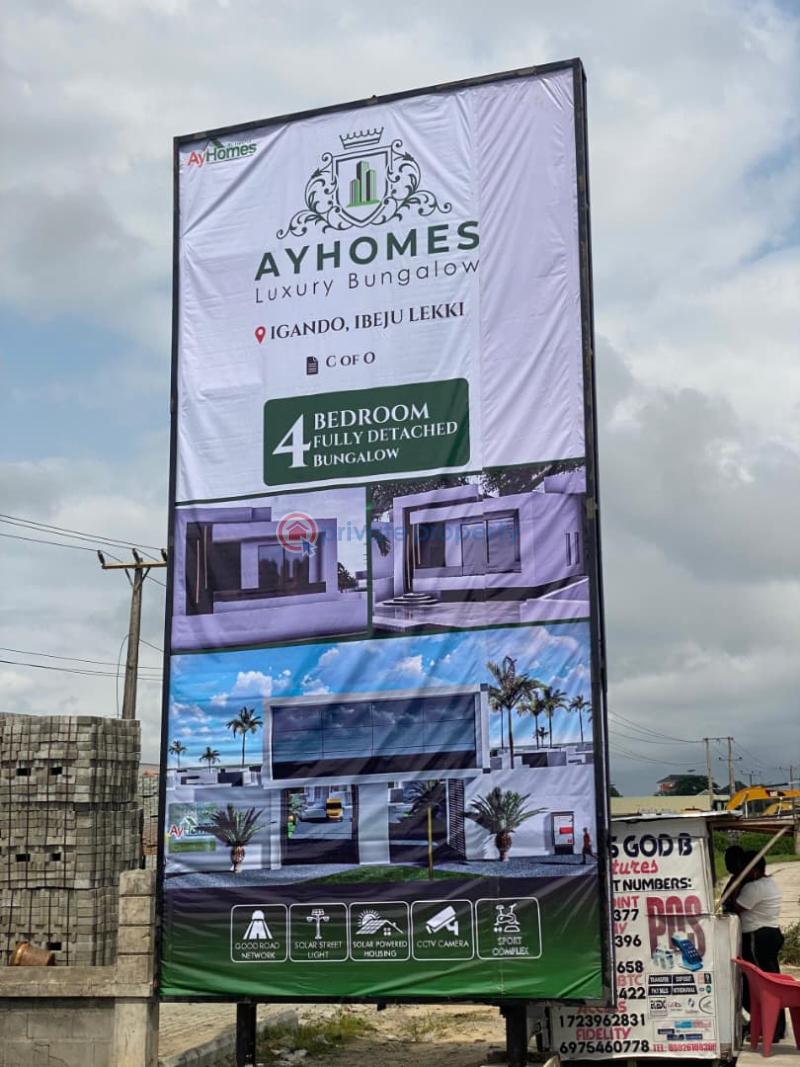 4 bedroom Bungalow For Sale Ayhome Igondo Ibeju Lekki Lagos Ibeju-Lekki Lagos - 0