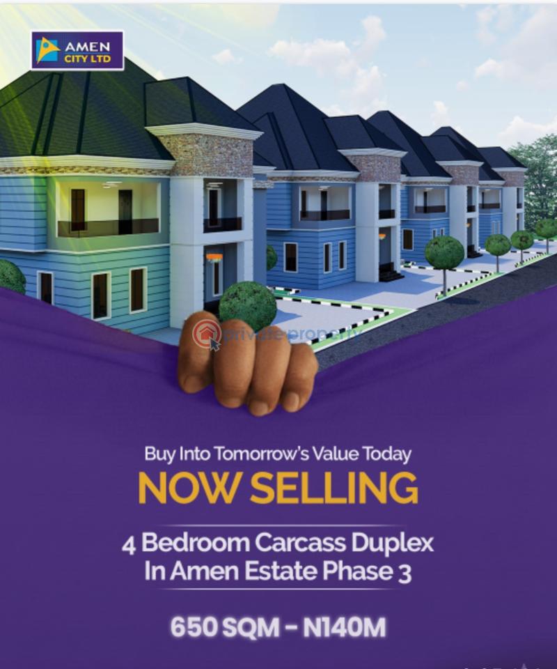 4 bedroom Duplex For Sale Amen Estate 3 Eleko Ibeju-Lekki Lagos - 1