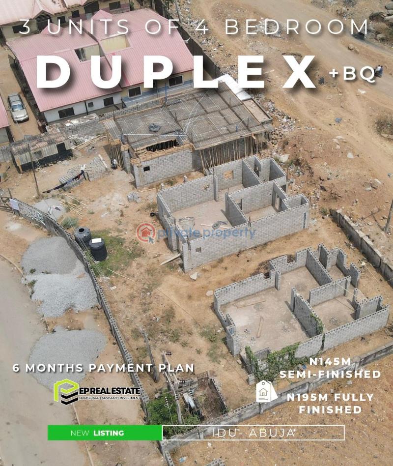 4 bedroom Detached Duplex For Sale Idu Abuja Phase 4  - 1